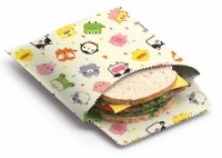 2er Set Bienenwachs Sandwich & Snackbeutel 18x18,18x23cm