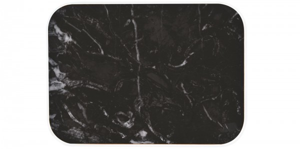 Osmos Tablett Marmor Optik/schwarz 40×30×1.1 cm