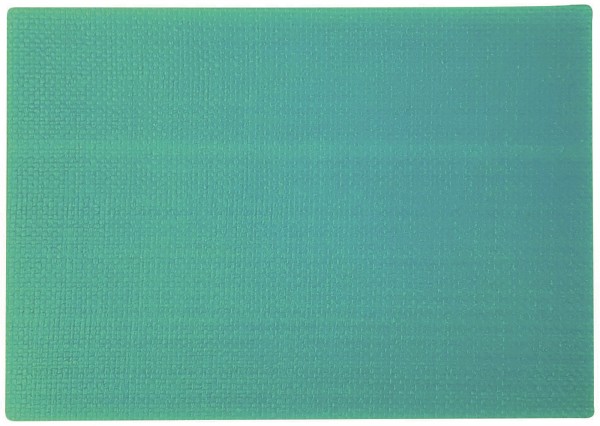 PP-Tischset Coolorista, eckig, türkis, 45x32.5cm