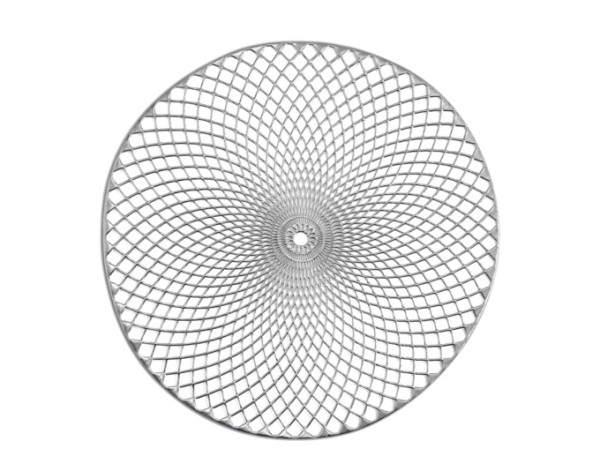 Tischset Mandala silber ø38cm