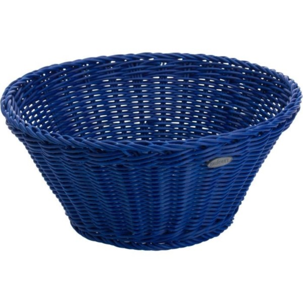 Korb rund, m-blau, 18x10cm