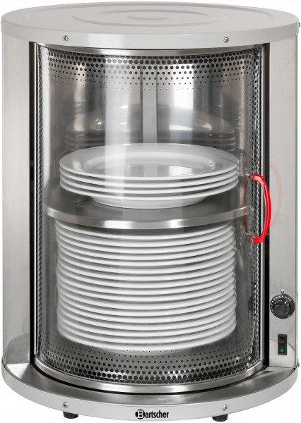 Tellerwärmer mit Glastür, 30-40 Teller