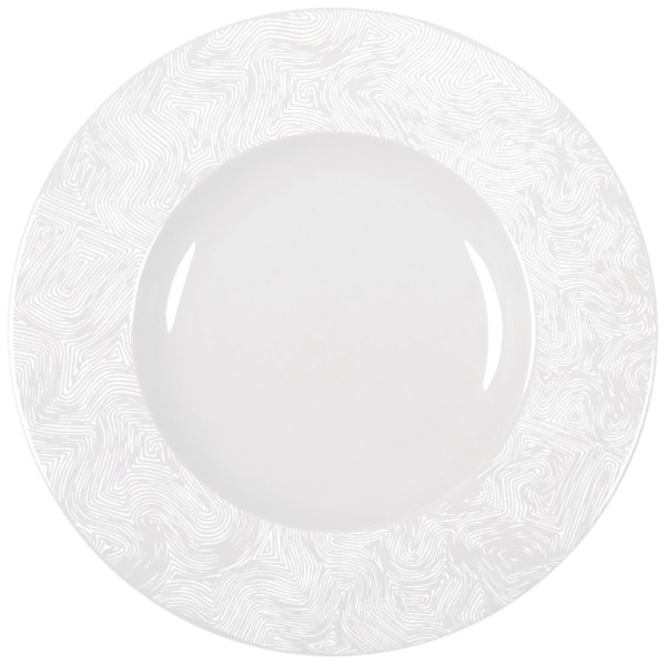 Pura Teller flach D24cm weiss