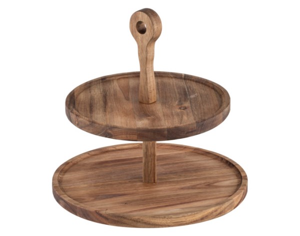 Etagere rund Akazie 30x30x27.5