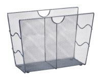 Zeitungsständer Mesh silb.39cm
