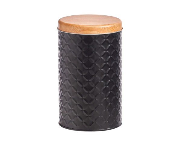 Dose Scandi schwarz ø10cm