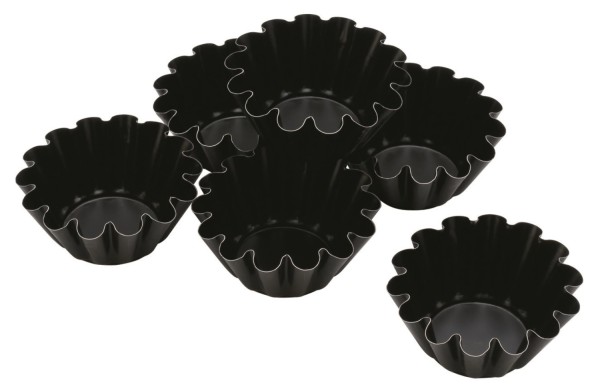 6er Set Brioche Form D8x4cm