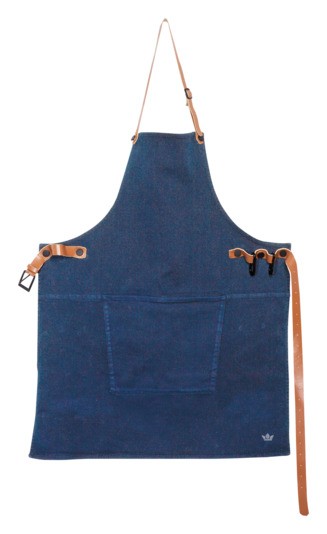 Schürze BBQ dark blue
