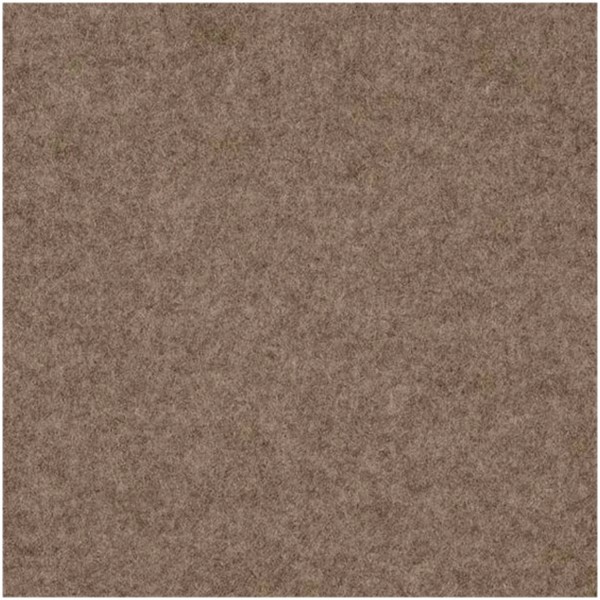 Wollfilz Untersetzer Braun Melange 10x10cm