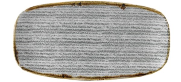 S.P. Homespun Stone Grey Platte rechteckig 35.5x18.9cm