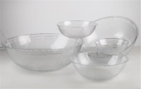 Salatschüssel 30cm 5lt transparent