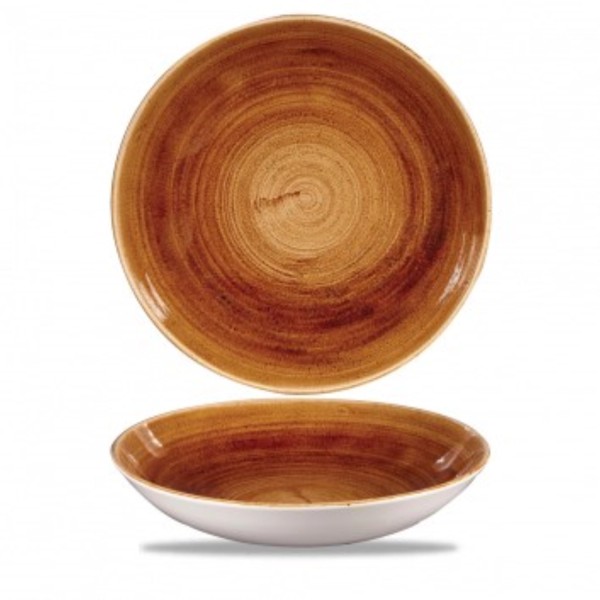 Stonecast Patina Vintage Copper Coupe Teller tief 24.8cm