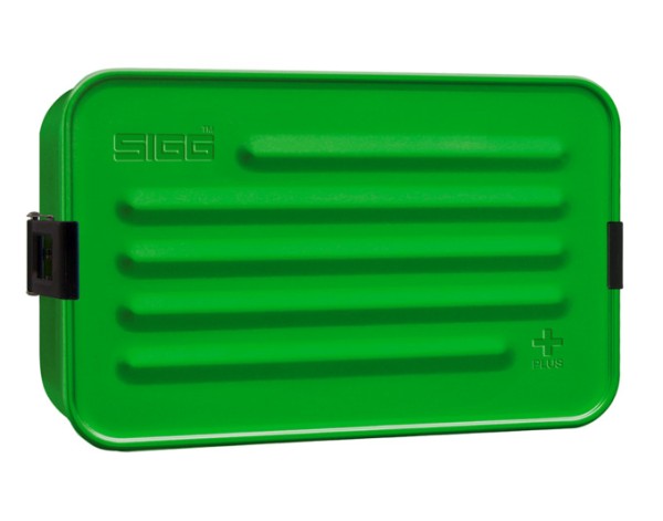 Lunchbox Alu Box Plus L green