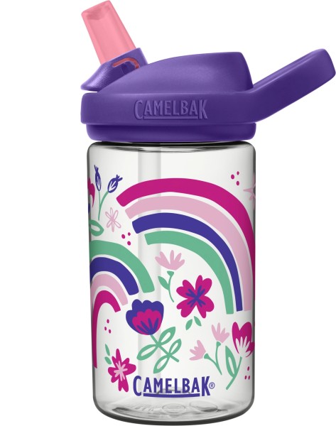 Eddy+ Kids Bottle 0.4l rainbow floral