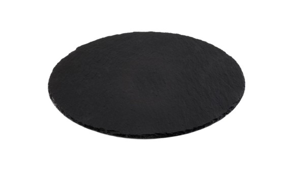 Naturschieferplatte, ca. D33cm