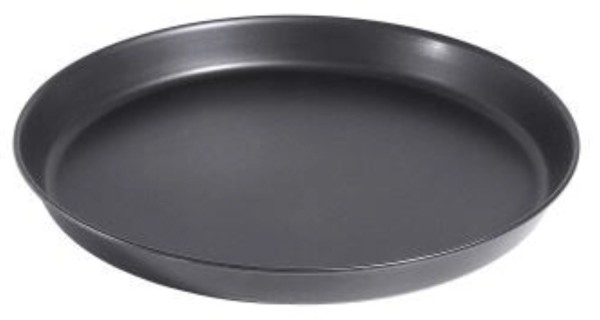 Pizzablech rund Boden Ø14.5cm, oben Ø16cm, Blaublech