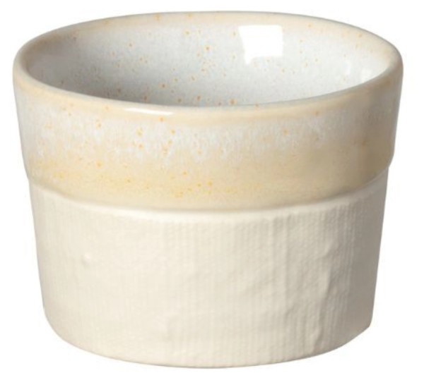 Nótos Dipschale 90ml D7cm H5.1cm weiss/sand