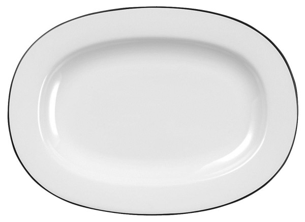 Alchemy Mono Platte oval mit Rand 33cm