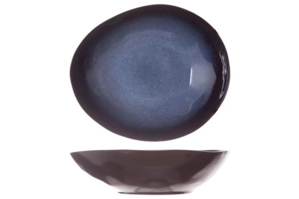 Sapphire Schale oval, 19.5x16.5cm