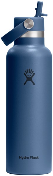 Trinkflasche Standard Flex Deckel m. Strohhalm 620ml harbor