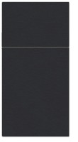 Bestecktasche 50x Unicolor schwarz, 39x40cm
