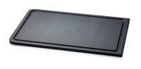 Duracore Tranchierbrett m. Saftrille, schwarz, 38.5x27x0.9cm