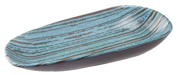 Cancun Teller 34x15.5cm blau