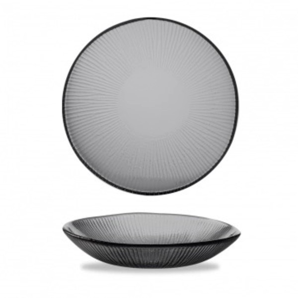 Bamboo Organic Dust Glasschale rund 24.5cm 110cl