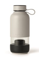Trinkflasche mit Filter H19cm 600ml grau