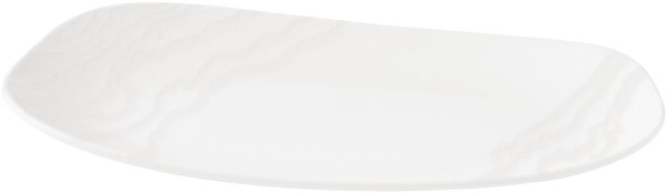 Tide White Organic Oblong Platte 35x18.5cm