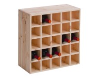Weinregal 25Flaschen Holz52x52