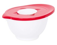 Rührschü.Mel.m.Deckel 3lws-rot