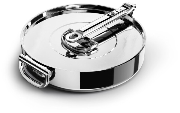 Space Steel Stielkasserolle D28cm Edelstahl Klappgriff