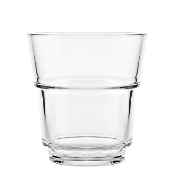 R-Stack Glas 28 cl, H8.6cm D8.2cm, stapelbar