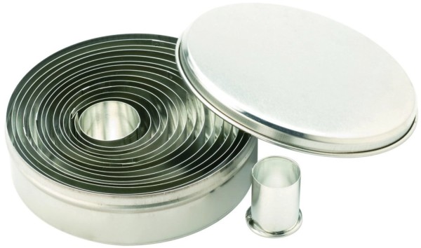 Teigausstecher Set 14tlg Ringe glatt D2cm bis 11cm