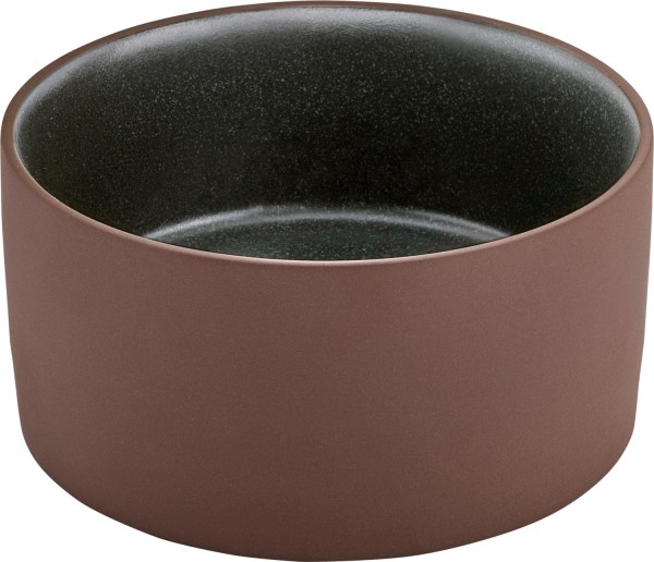 Playground 2in1 Bowl Plateau braun schwarz 16cm H8.3cm