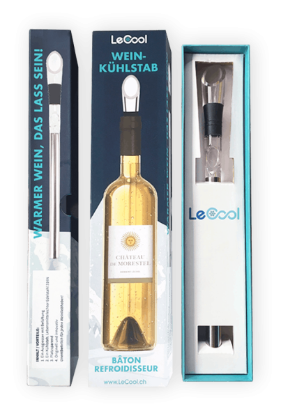 TTM Weinkühlstab Le Cool mit Ausgiesser 31 cm