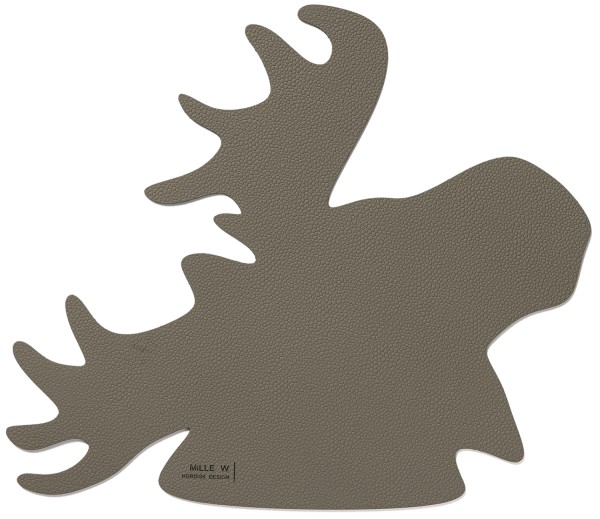 Topfuntersetzer hot mat Elch grau