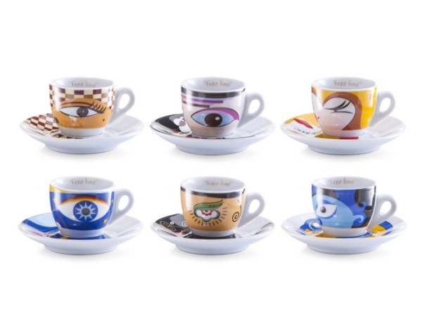 Espressot.-Set Magic Eyes 6St.