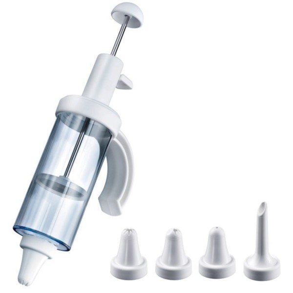 Garnier- und Krapfenspritze, 22x9.5x5.5cm