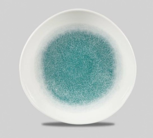 S.P. Raku Jade Green Organic Coupe Teller flach 28.6cm