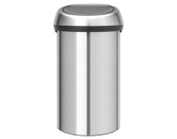 Abfallbeh.Touch matt steel60l