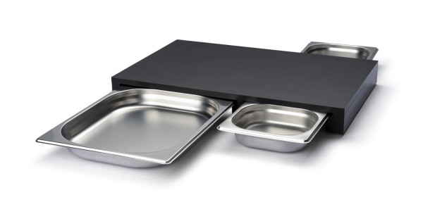 Duracore Schneidebrett mit 3 Edels. Schubladen 49.5x32.5x5cm