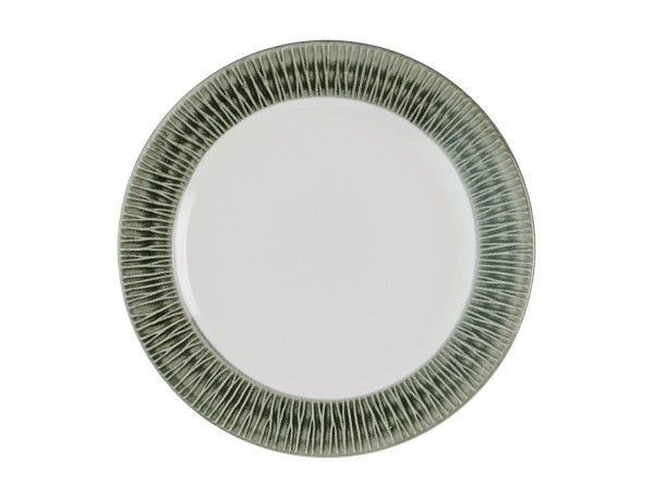 Bamboo Spinwash Alpine Teller flach Fahne schmal 17cm