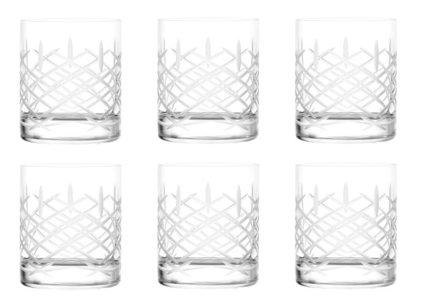 6er New York Club The Cross Cut Whisky pur H 9.4 cm; 32cl