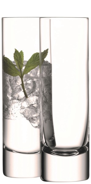 2er Set Bar Longdrinkglas 250ml transparent