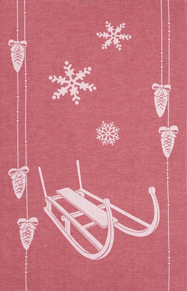 ENGEL AUF WOLKEN KÜCHENTUCH KULTSCHTOFF bordeaux