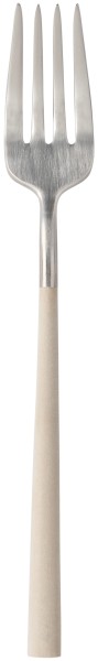 Mito Dessertgabel L17.4cm brushed Griff cream