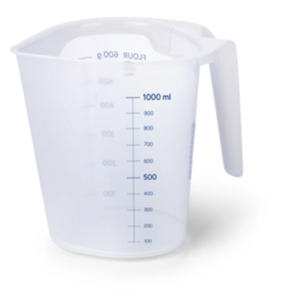 Kitchen Essentials Messbecher 1000ml Transparent