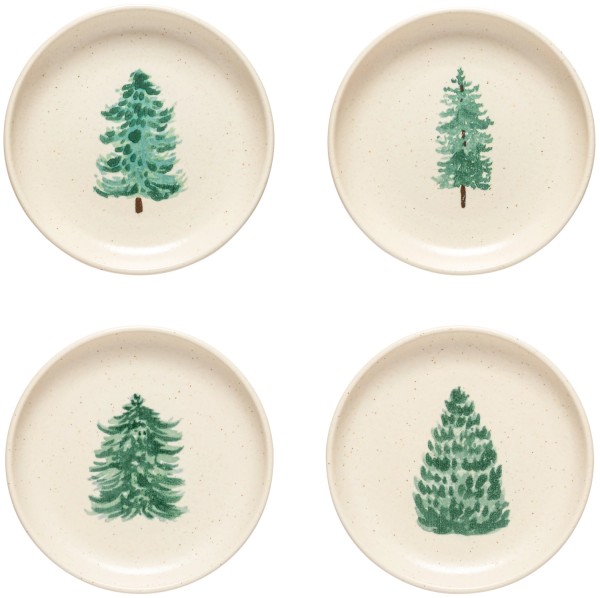 4er Set Pacifica Vorspeisenteller D16cm christmas tree